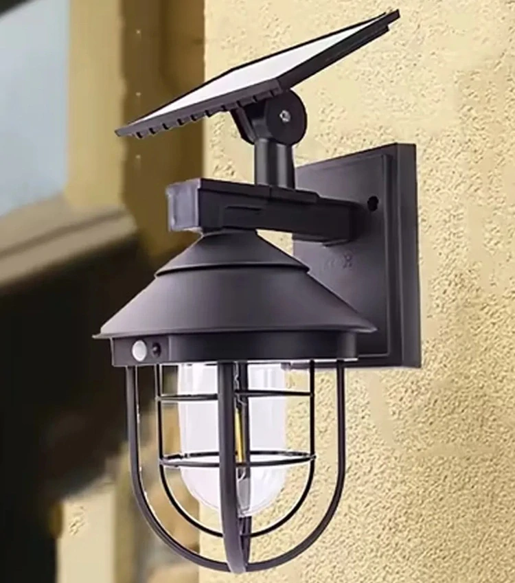 Solar COB01 Zahradní lampa s pohybovým čidlem teplá bílá