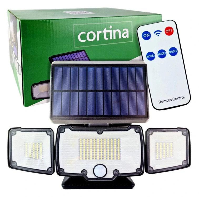 Solární osvětlení K218 s PIR čidlem pohybu 218 LED