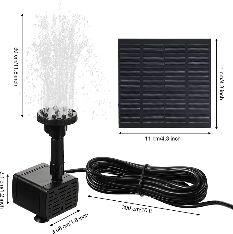 Solar 11/11 Zahradní solární fontána 