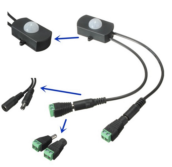 Konektor DC 2.1 x 5.5 mm samec