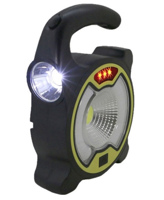 Solární světlo LED COB výstražné