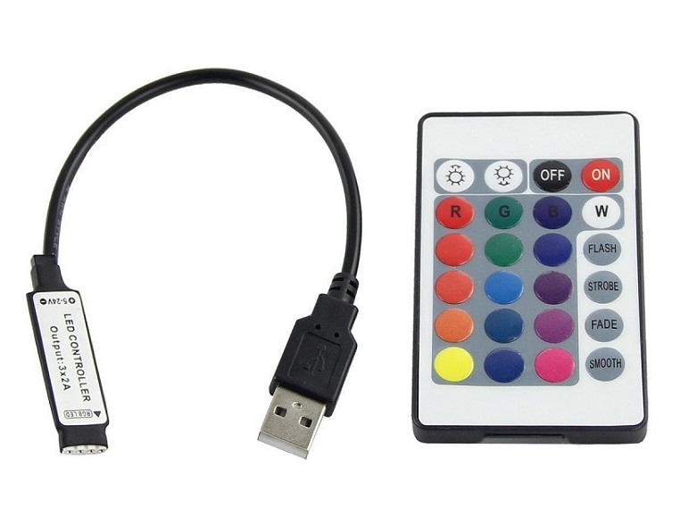 Light B5702 LED pásek na baterie IP65 RGB 2 metry