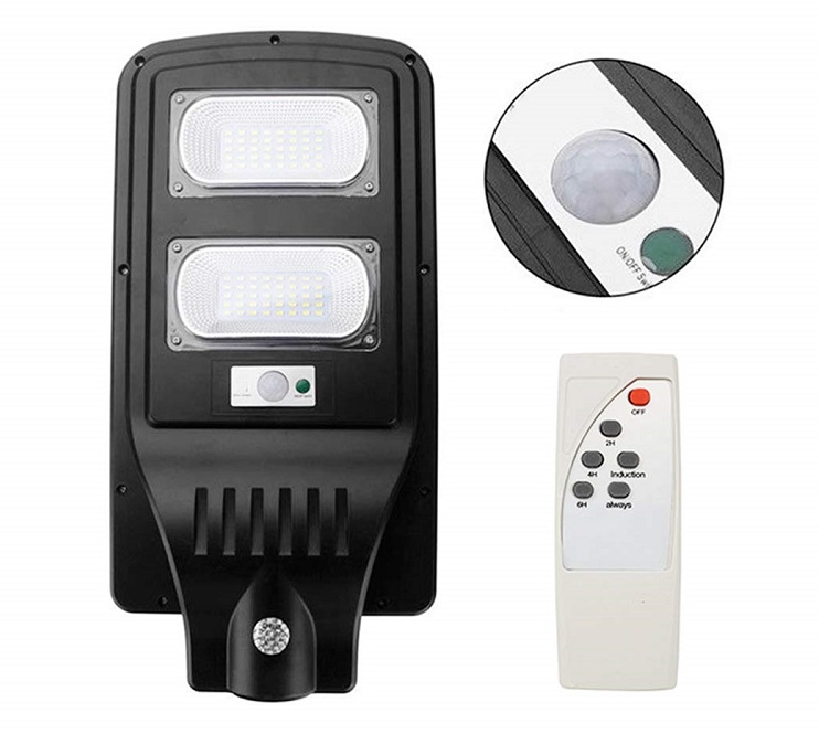 Solární lampa 60W s PIR čídlem pohybu