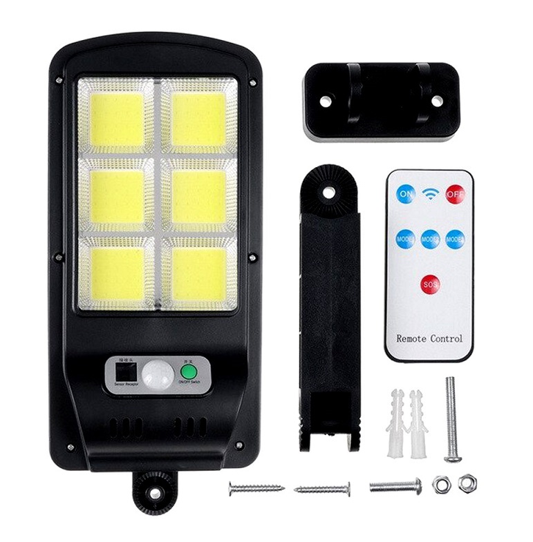 Solar 210 Zahradní lampa s pohybovým čidlem 120x LED