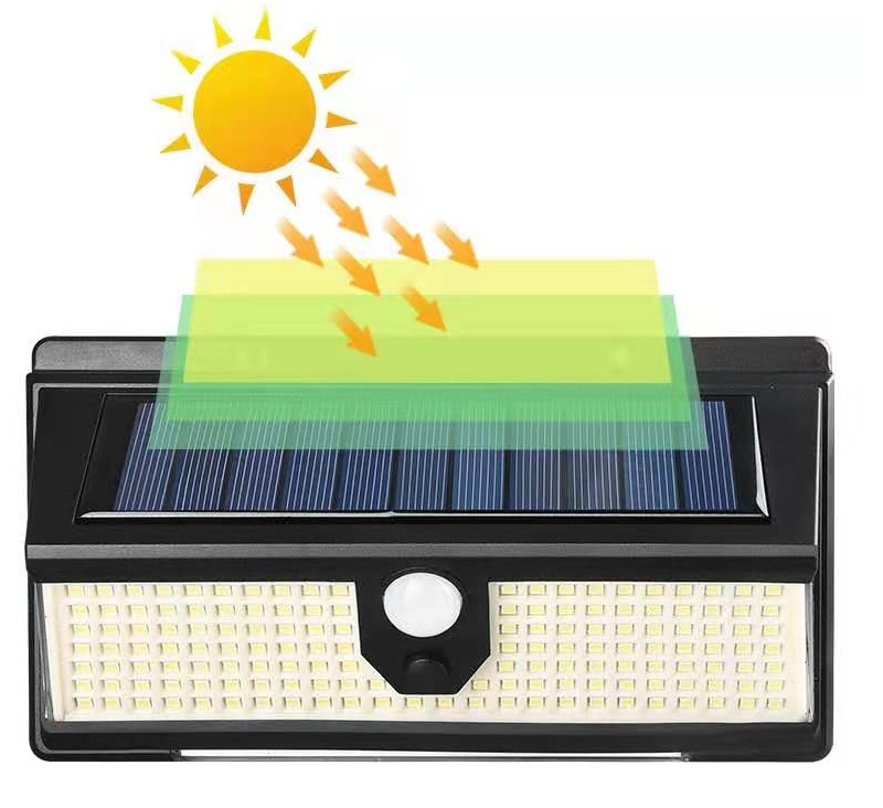 Solar 190 Zahradní světlo s pohybovým čidlem 190 LED
