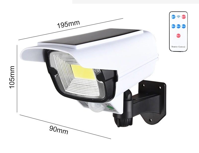 Solar K18 Zahradní světlo s pohybovým čidlem 18 LED COB