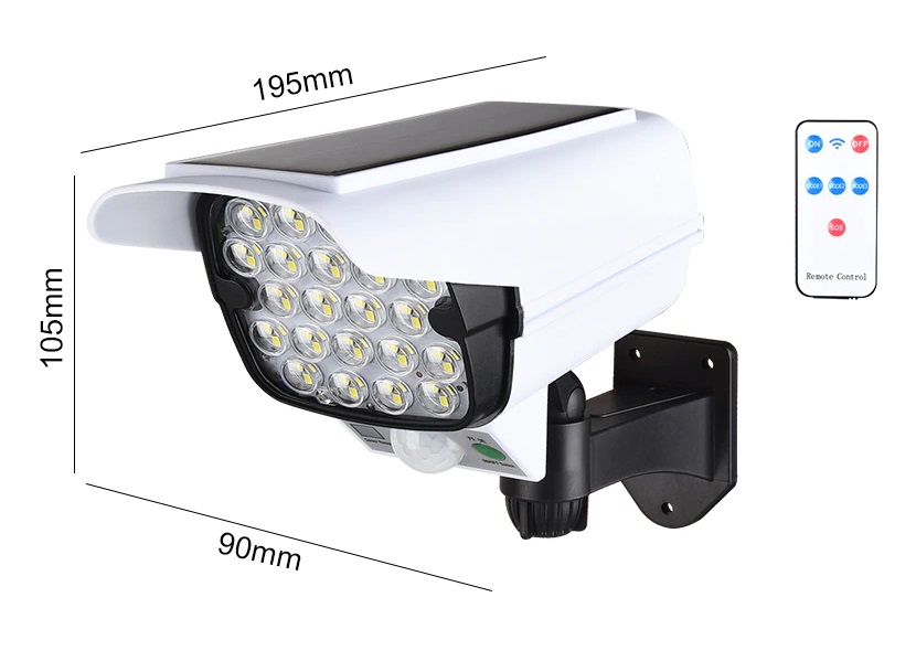 Solar 66 Zahradní světlo s pohybovým čidlem 66 LED 