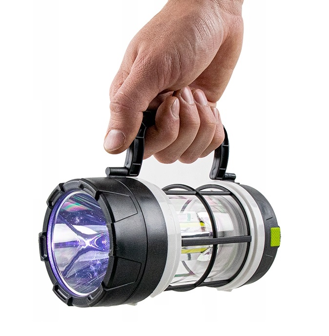 Solární přenosné osvětlení s USB LED COB