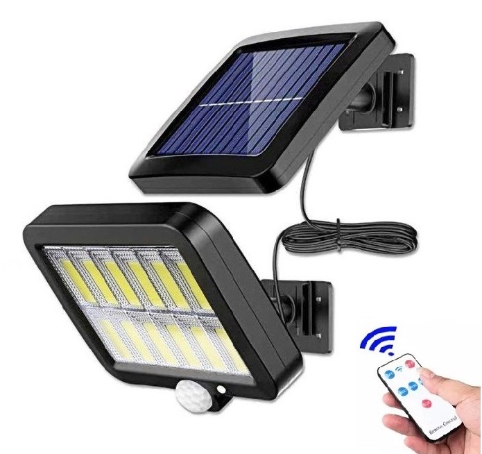 Solární LED reflektor 12 LED dálkový ovladač