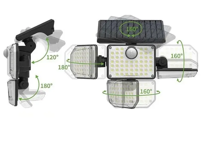 Solární osvětlení s PIR čidlem pohybu 181 LED