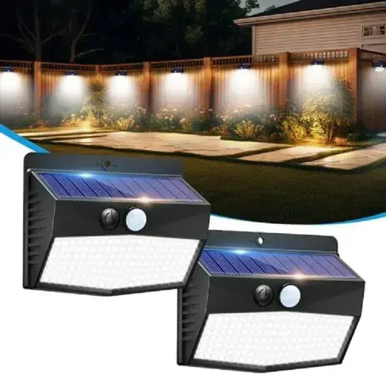 Solar S/136 Solární nástěnné světlo 136 LED set 6 kusů