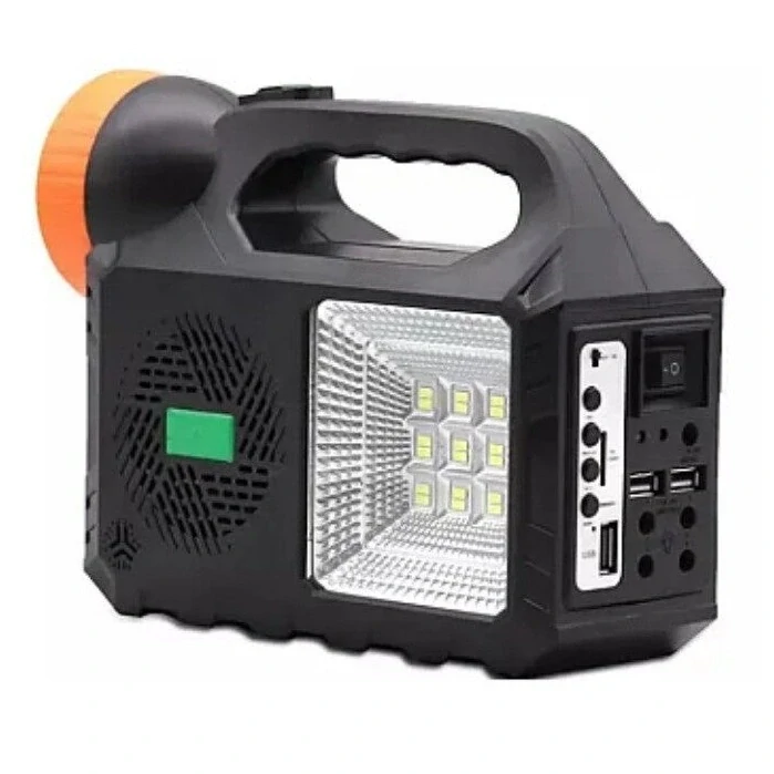 GD102S Solární přenosné osvětlení, powerbanka, radio, Bluetooth