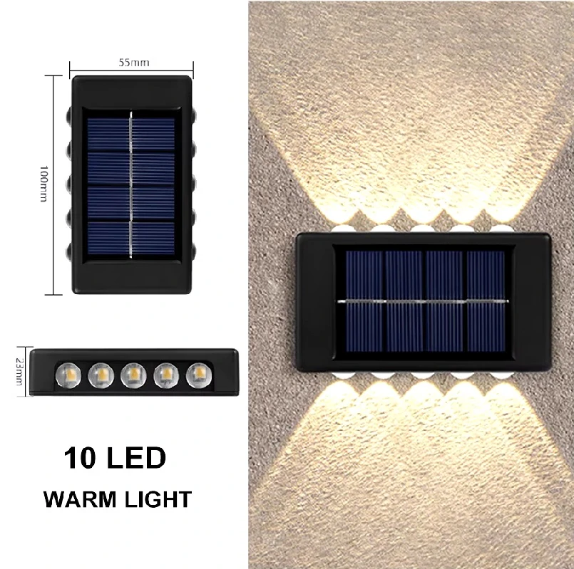 Solar S10K Solární zahradní svítidlo teplá bílá set 2 kusů