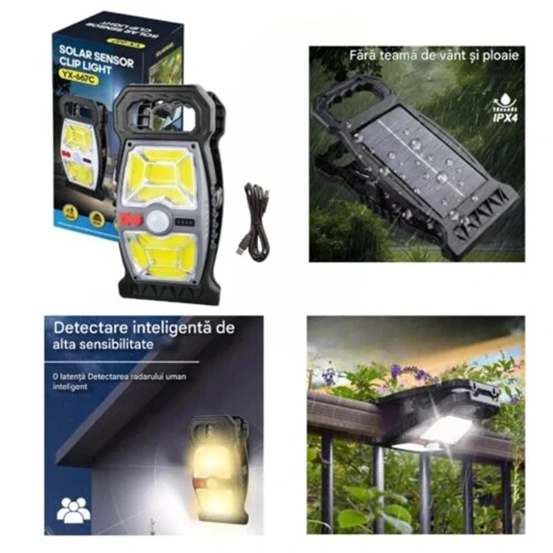 Solar SP/46 Solární osvětlení s klipem přenosné