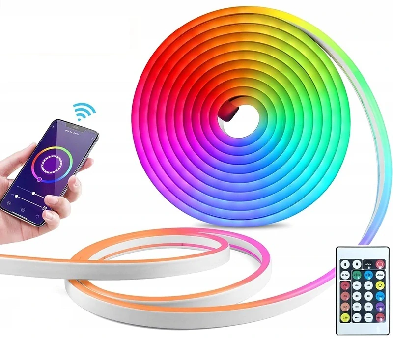 Light USB/N001 LED pásek neonový USB RGB 1metr Bluetooth