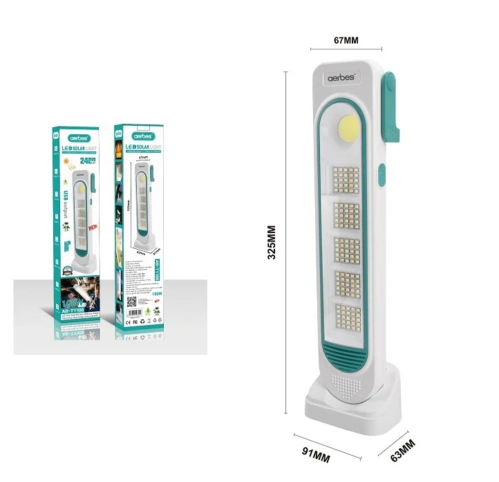 SP125 Solární osvětlení přenosné s USB