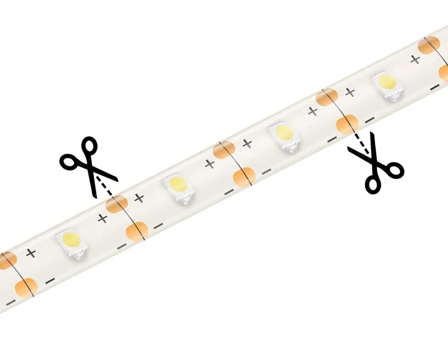 Light LED solární pásek SMD3528 IP44 teplá bílá, 3 metry