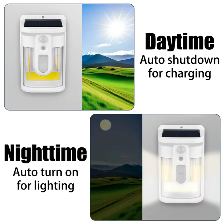 Solar SN52 Solární nástěnné světlo LED COB
