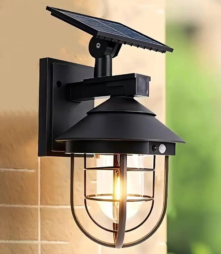 Solar COB01 Zahradní lampa s pohybovým čidlem teplá bílá