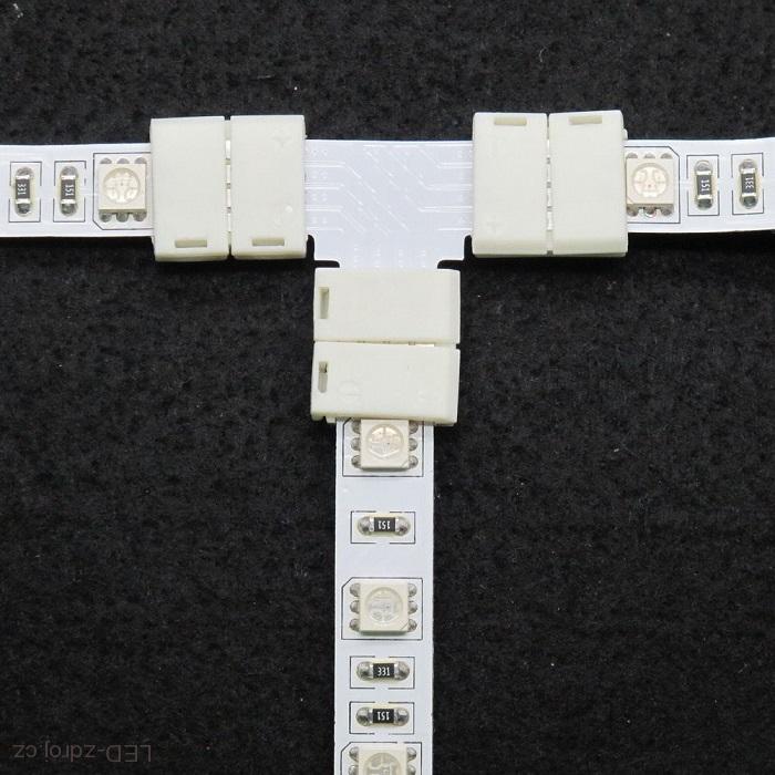 Spojka LED pásku L, RGB - 10 mm