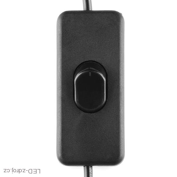 Kabel s vypínačem a konektory 5,5 x 2,1mm