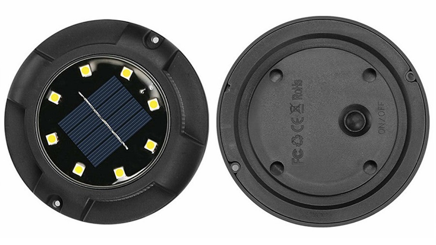 Solar 8061 Solární zahradní zápustné svítidlo 14x LED