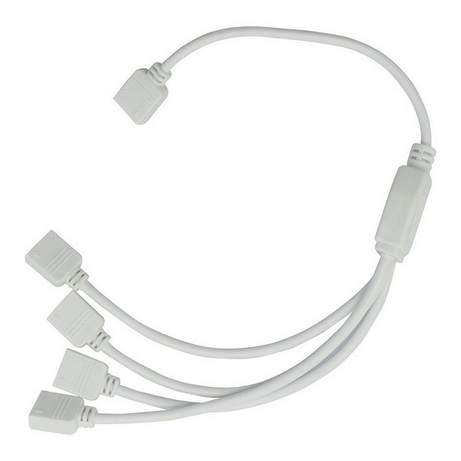 Spojovací konektor k LED páskům RGB, SMD5050 a SMD3528 1/4