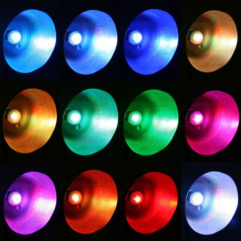 LED Žárovka 4W kulatá E27 RGB