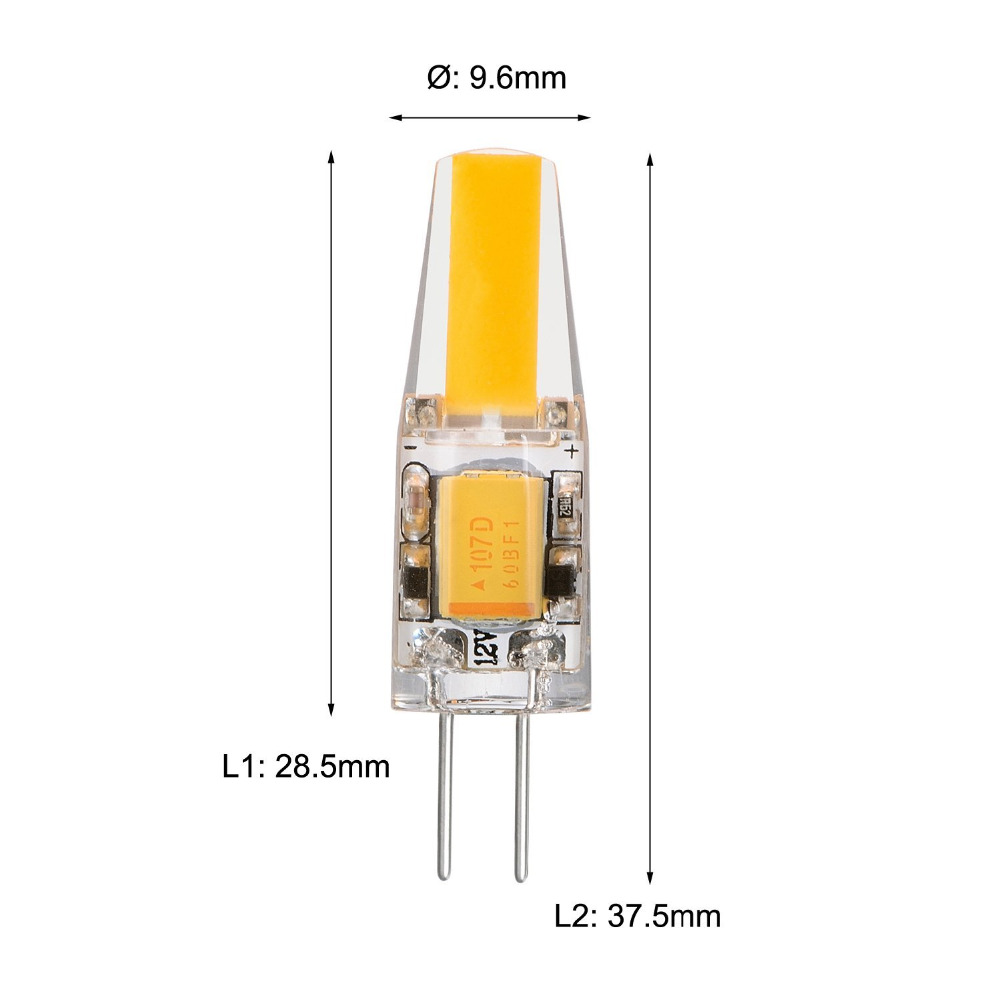 LED žárovka G4 12V 2,5W čistá bílá