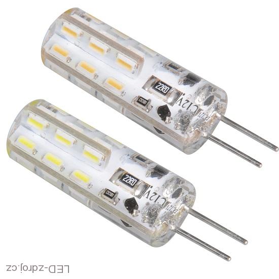 LED žárovka G4 1,5W 12V teplá bílá