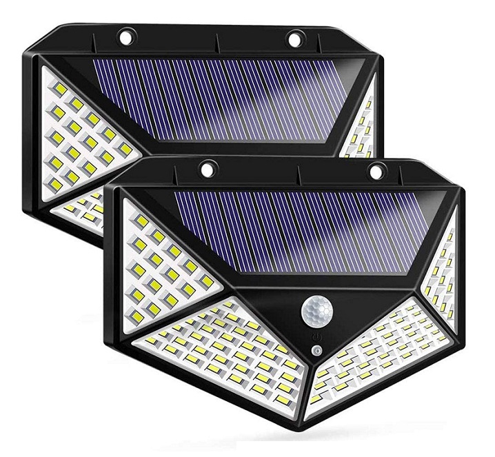 Solar 100 Zahradní světlo s pohybovým čidlem 100 LED