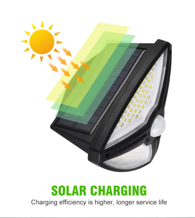 Solar 138/S Zahradní světlo s pohybovým čidlem 138x LED SMD