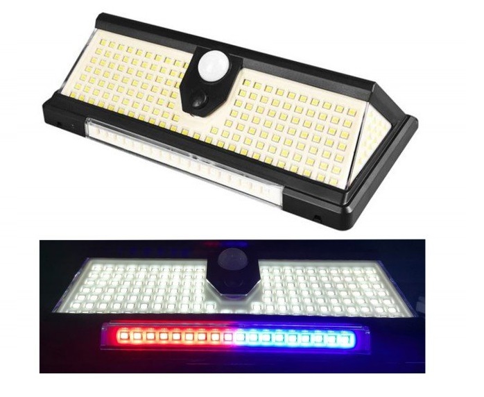 Solar 190 Zahradní světlo s pohybovým čidlem 190 LED