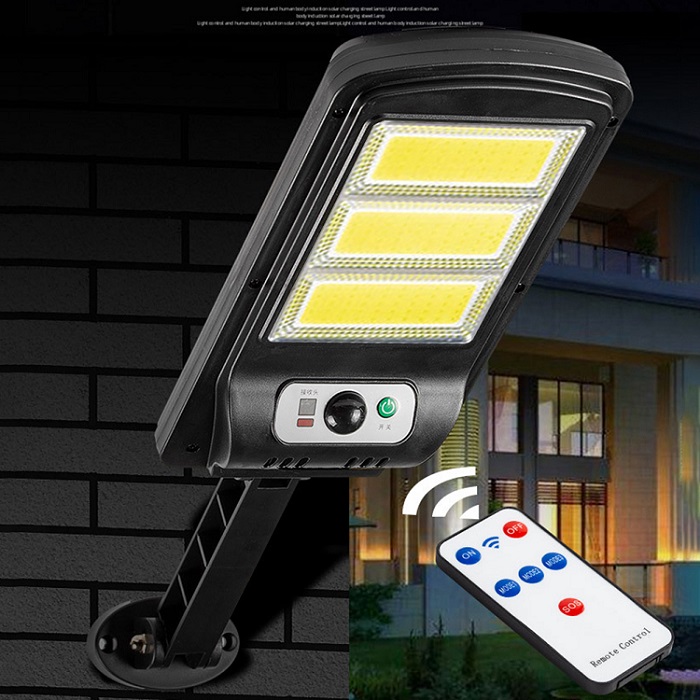 Solar 150 Zahradní lampa s pohybovým čidlem 150x LED