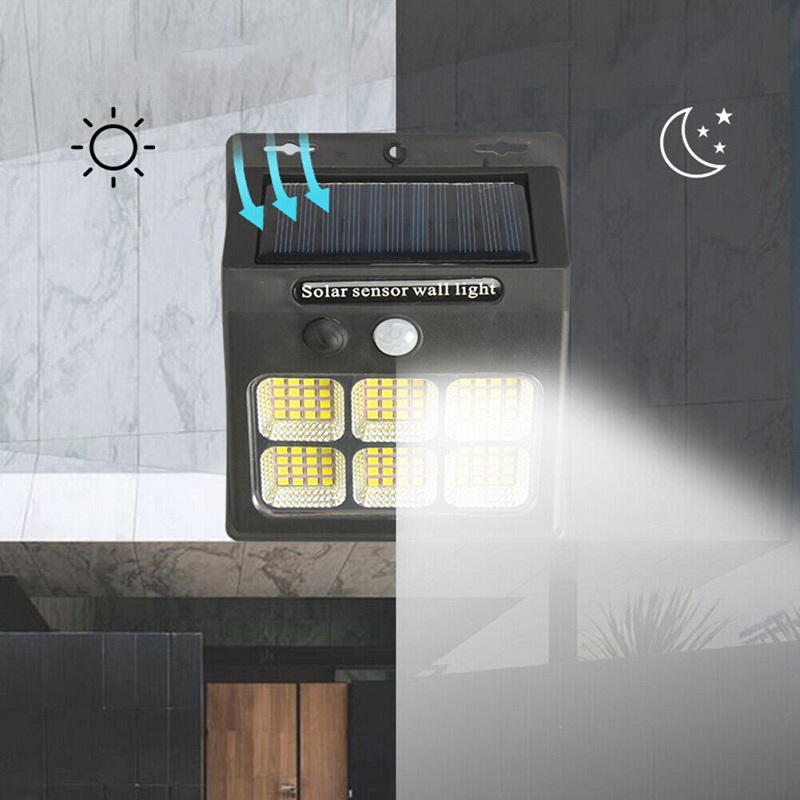 Solar 96 Zahradní světlo s pohybovým čidlem 96 LED