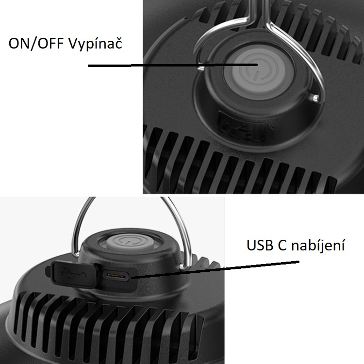 USB11, LED COB svítilna