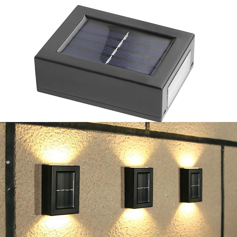 Solar S/04 Solární nástěnné světlo 4x LED