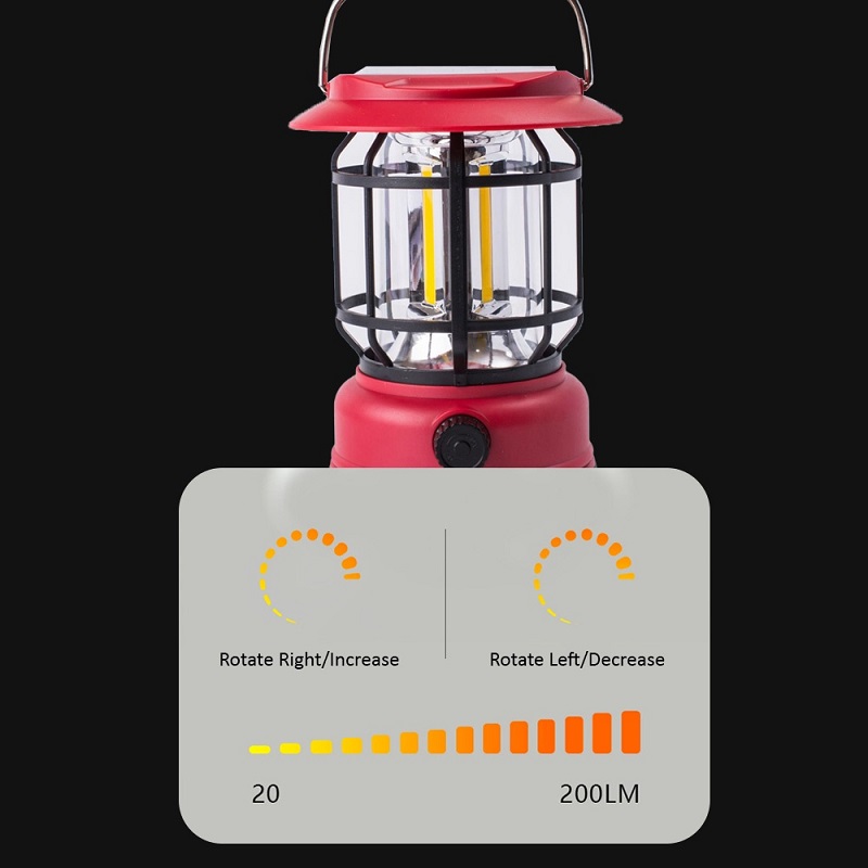 Solar SK03B Solární kempingová lampa