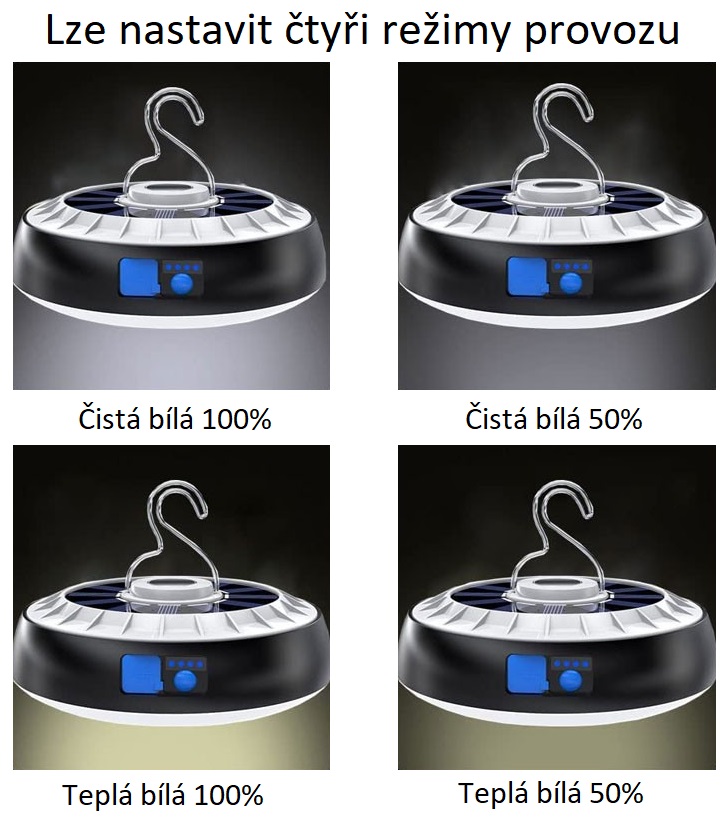 Solar SK36/B Solární kempingová lampa
