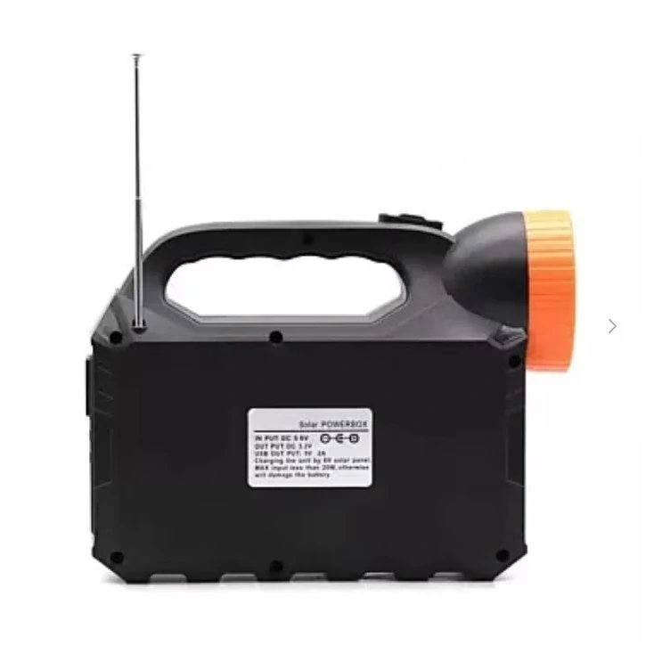 GD102S Solární přenosné osvětlení, powerbanka, radio, Bluetooth