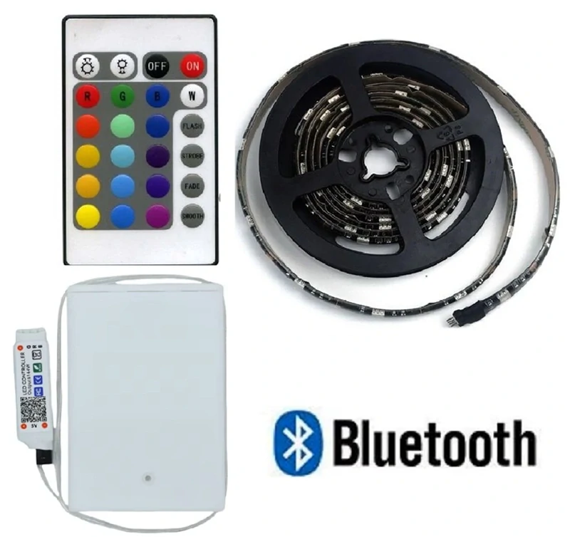 Light B5242/B LED pásek na baterie RGB 2 metry Bluetooth