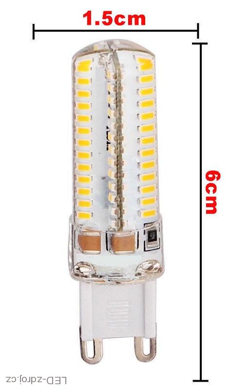 LED žárovka G9 5W čistá bílá