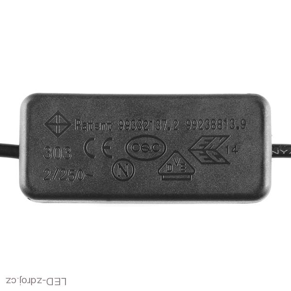 Kabel s vypínačem a konektory 5,5 x 2,1mm