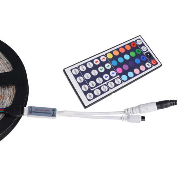 RGB kontroler pro LED pásky 12V - 44 tlačítek mini