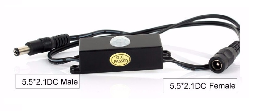 Miniaturní pohybový PIR spínač pro LED pásky. 