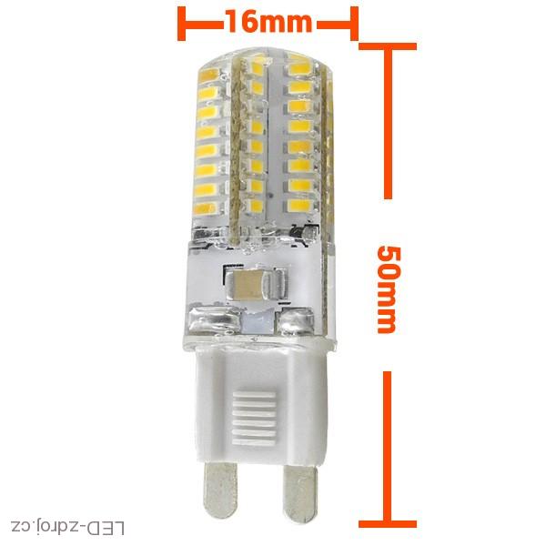 LED žárovka G9 3,5W čistá bílá