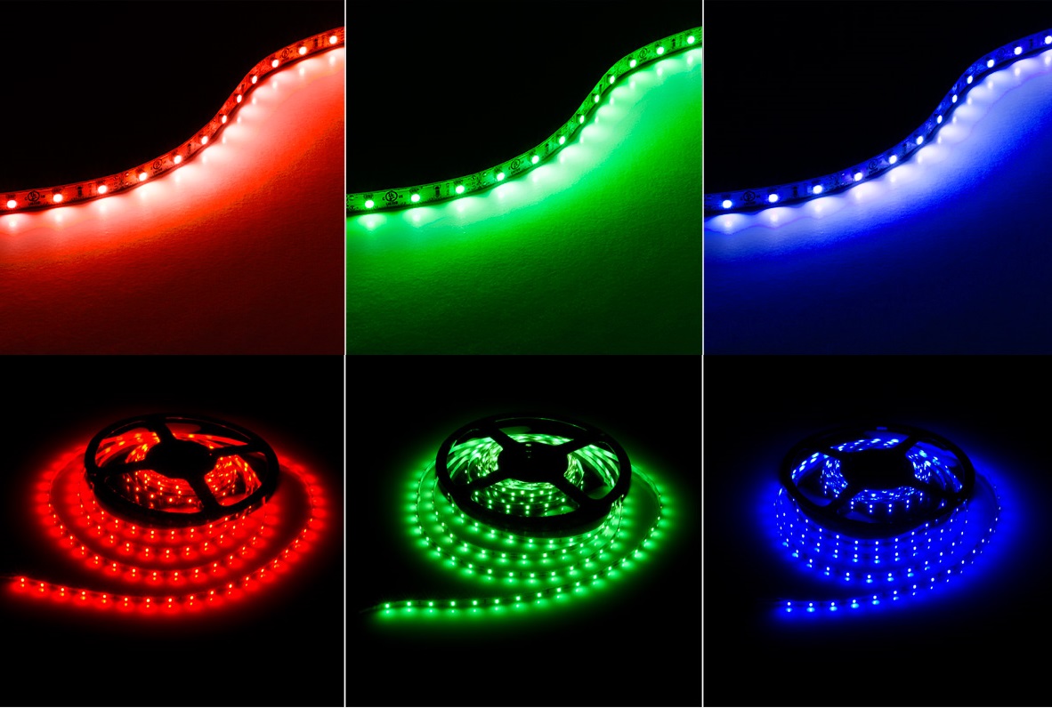 Light B3501 LED pásek na baterii RGB 1 metr