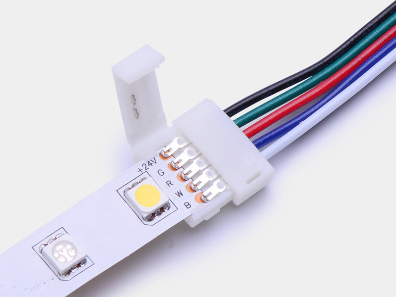 Spojovací konektor k LED páskům RGBW, SMD5050 nepájivý
