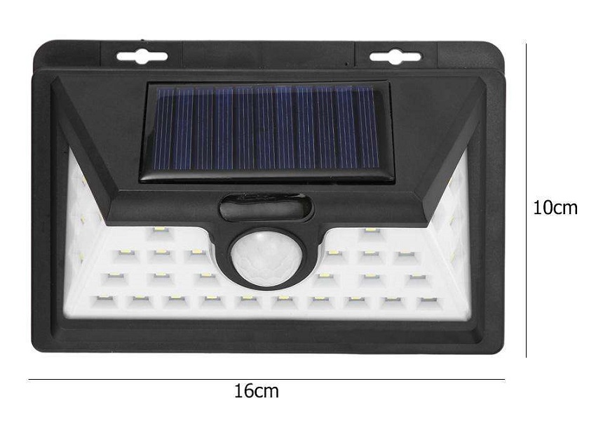 Solar 532 Zahradní světlo s pohybovým čidlem 32x LED