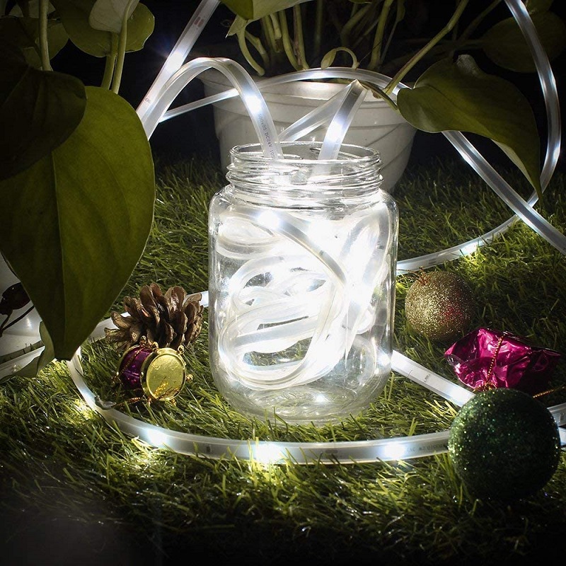 Light LED solární pásek SMD3528 IP67 čistá bílá, 5 metrů